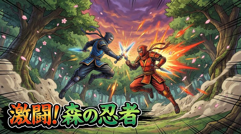 糖心原创动作视频 - 忍者森林激战